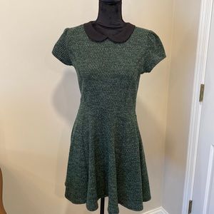 LAST CHANCE! Green Tweed day dress